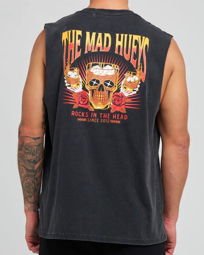 Rocks in The Head Muscle -Washed Black