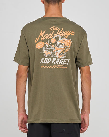 Rod Rage SS Tee - Olive