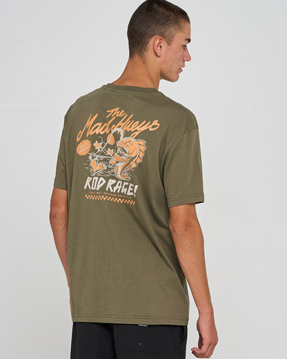 Rod Rage SS Tee - Olive