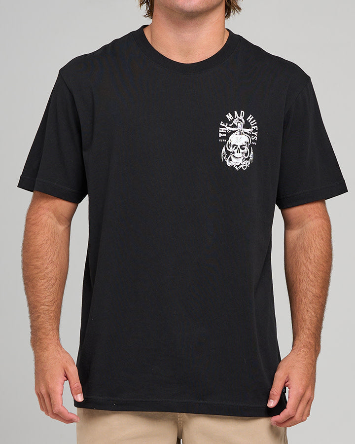 Rope Skull Anchor | SS Tee - Black
