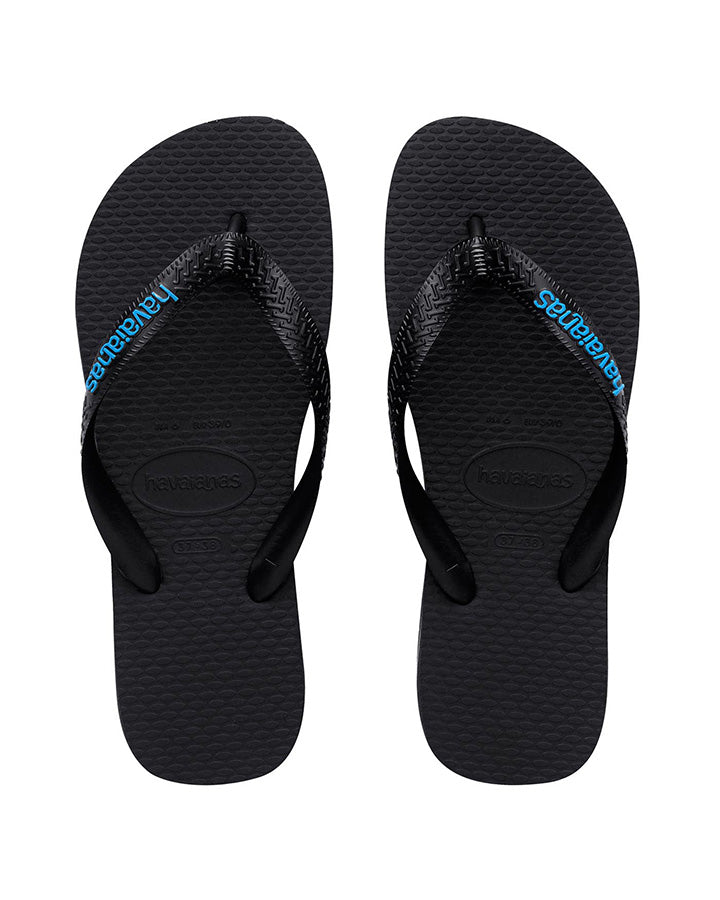 Rubber Logo Black/Blue | Male