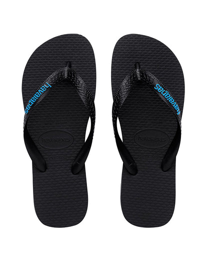 Rubber Logo Black/Blue | Male