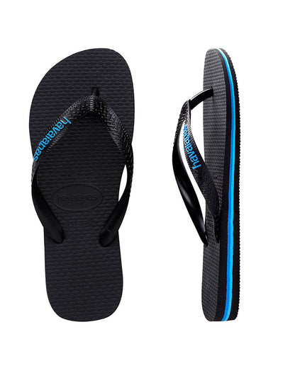 Rubber Logo Black/Blue | Male