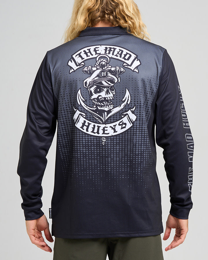 Sailor Anchor UPF 50+ Fishing Jersey - Charcoal