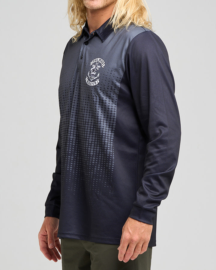 Sailor Anchor UPF 50+ Fishing Jersey - Charcoal