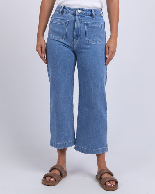 Sarah Crop Jean - Light Blue