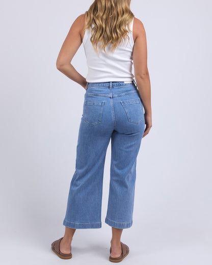 Sarah Crop Jean - Light Blue