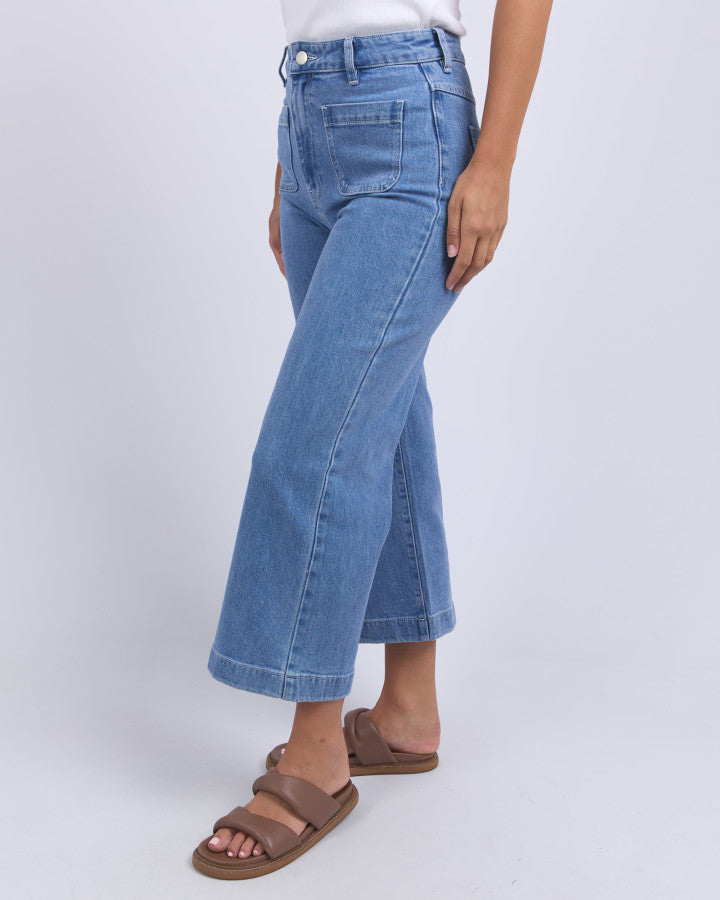 Sarah Crop Jean - Light Blue