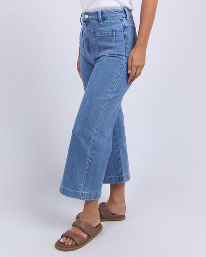 Sarah Crop Jean - Light Blue