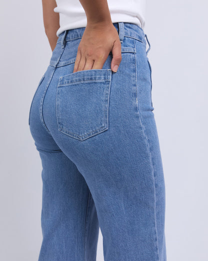 Sarah Crop Jean - Light Blue
