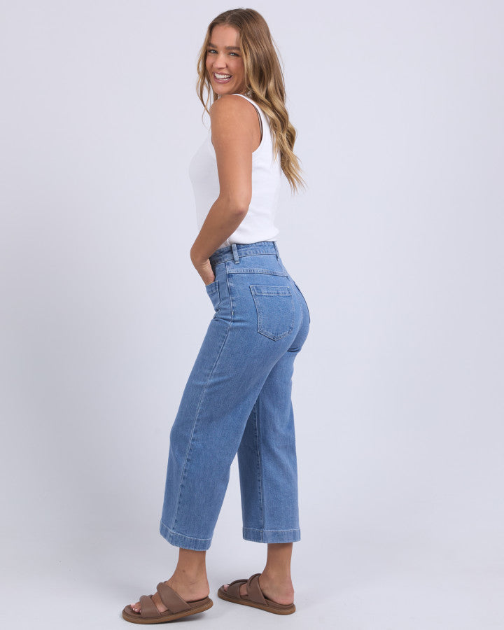 Sarah Crop Jean - Light Blue