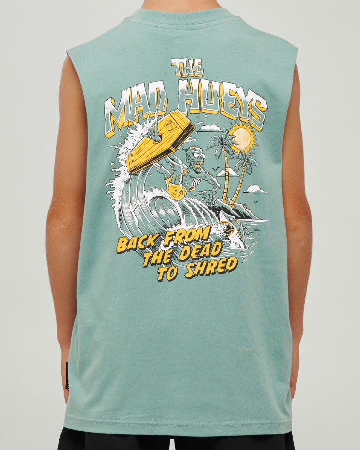 The Mad Hueys | Shred Dead | Youth Muscle - Seafoam