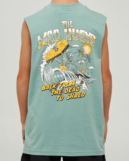 The Mad Hueys | Shred Dead | Youth Muscle - Seafoam