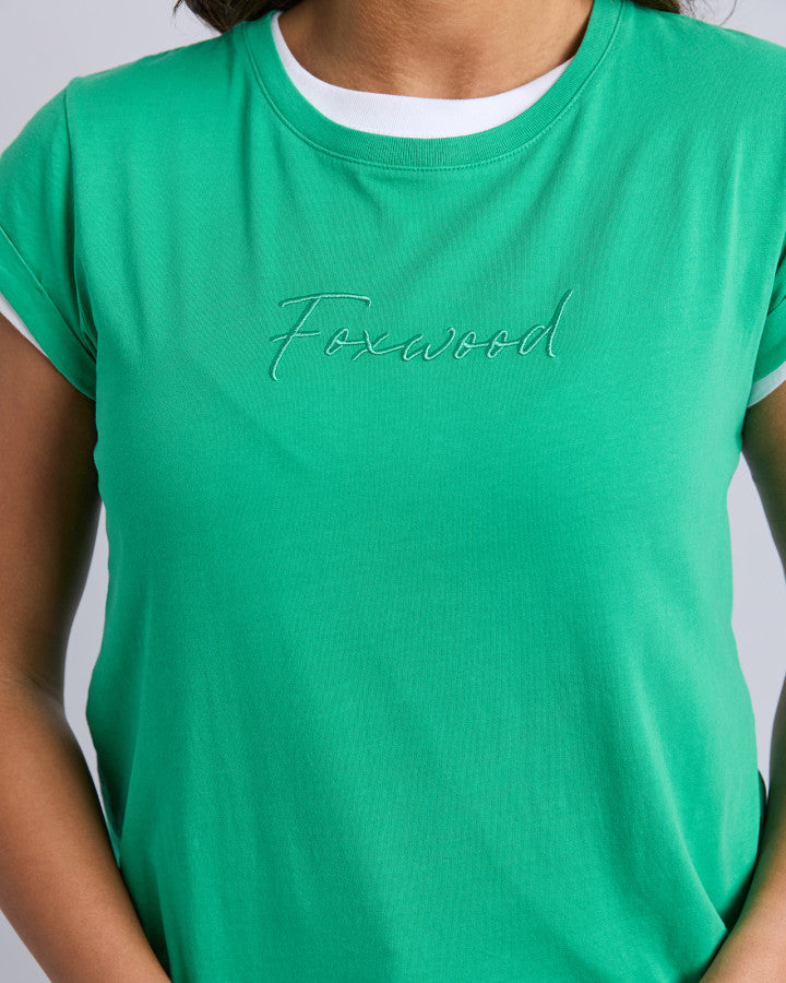 Foxwood Signature Tee - Bright Green