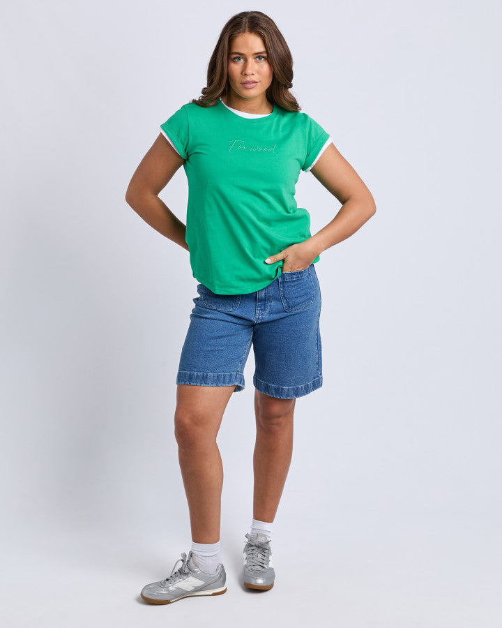 Foxwood Signature Tee - Bright Green