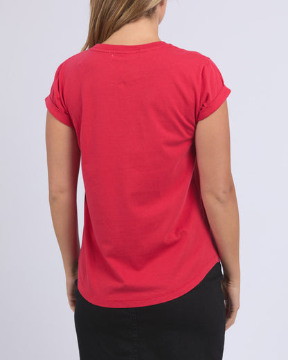 Foxwood Signature Tee - Crimson