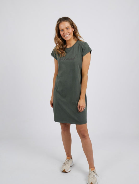Signature Tee Dress - Khaki