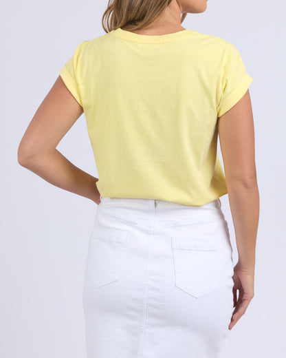 Foxwood Signature Tee - Lemon