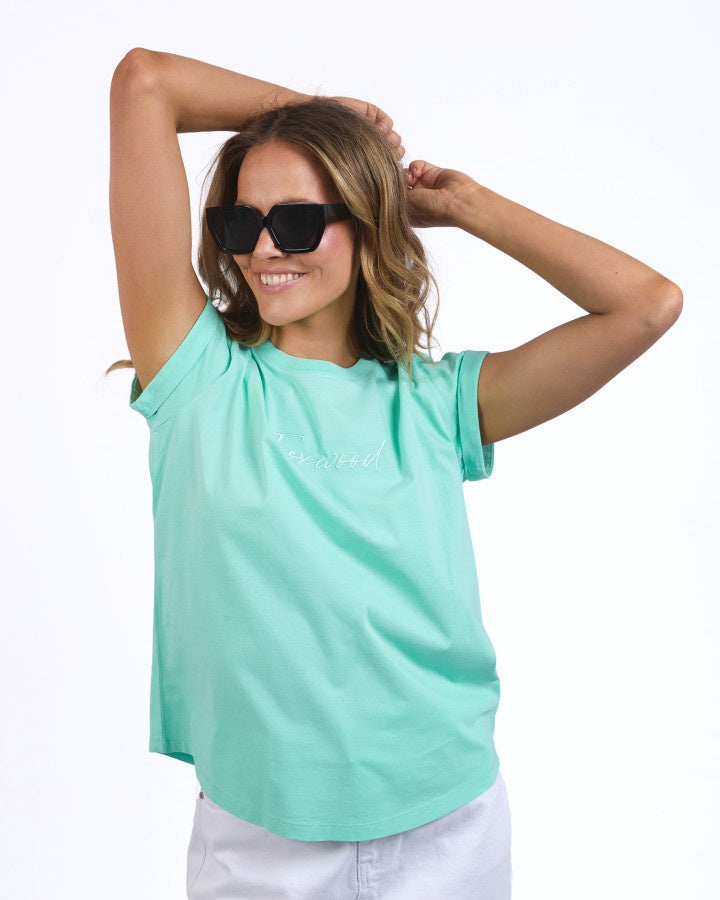 Signature Tee - Neon Mint