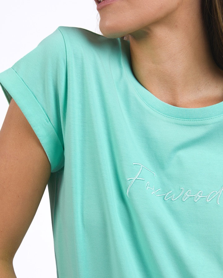 Signature Tee - Neon Mint