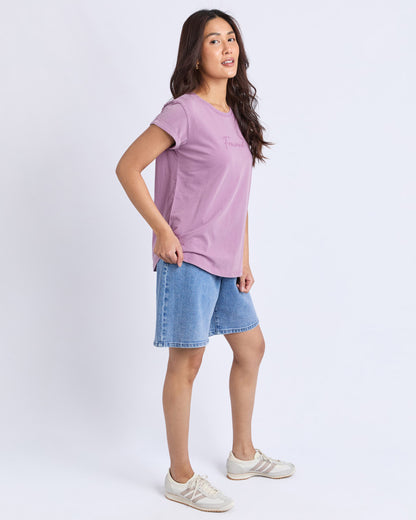 Foxwood Signature Tee - Plum