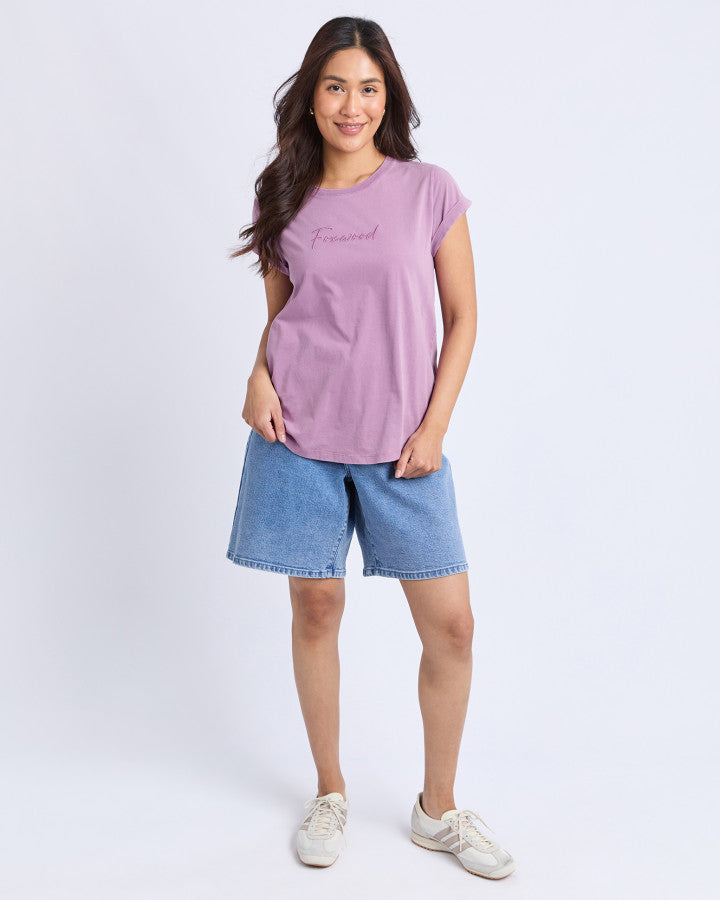 Foxwood Signature Tee - Plum