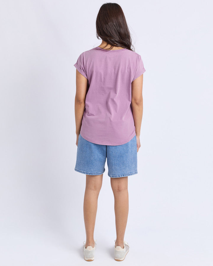 Foxwood Signature Tee - Plum