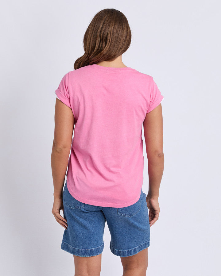 Foxwood Signature Tee - Bubblegum Pink