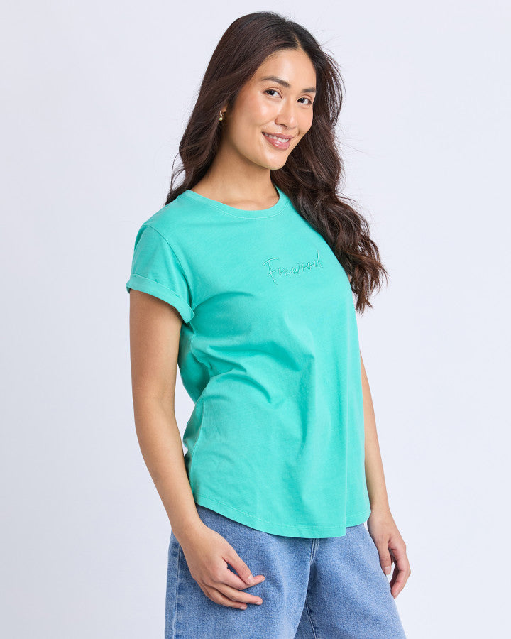 Foxwood Signature Tee - Teal