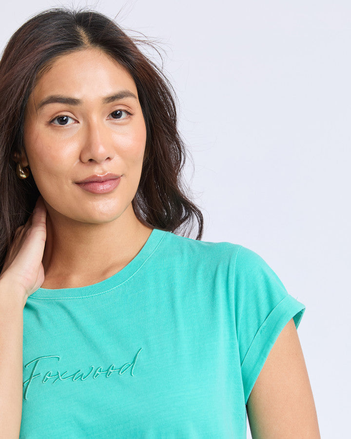 Foxwood Signature Tee - Teal