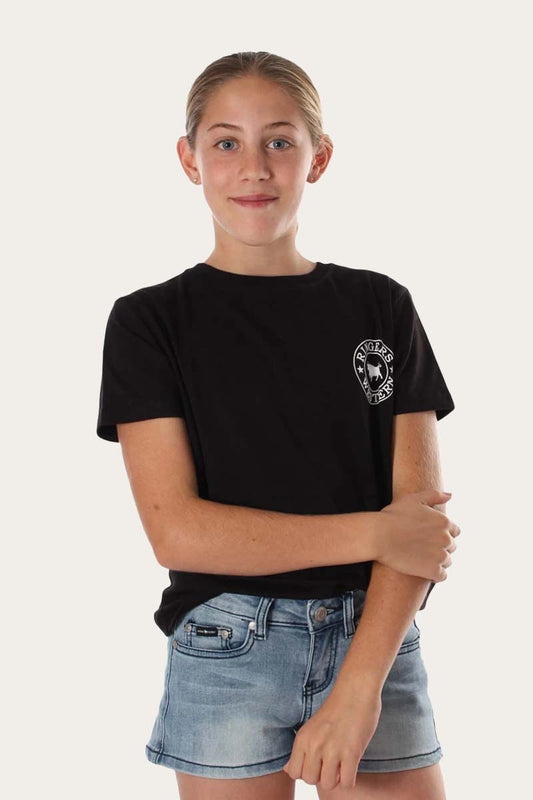 Signature Bull Kids Classic Fit T-Shirt - Black/White