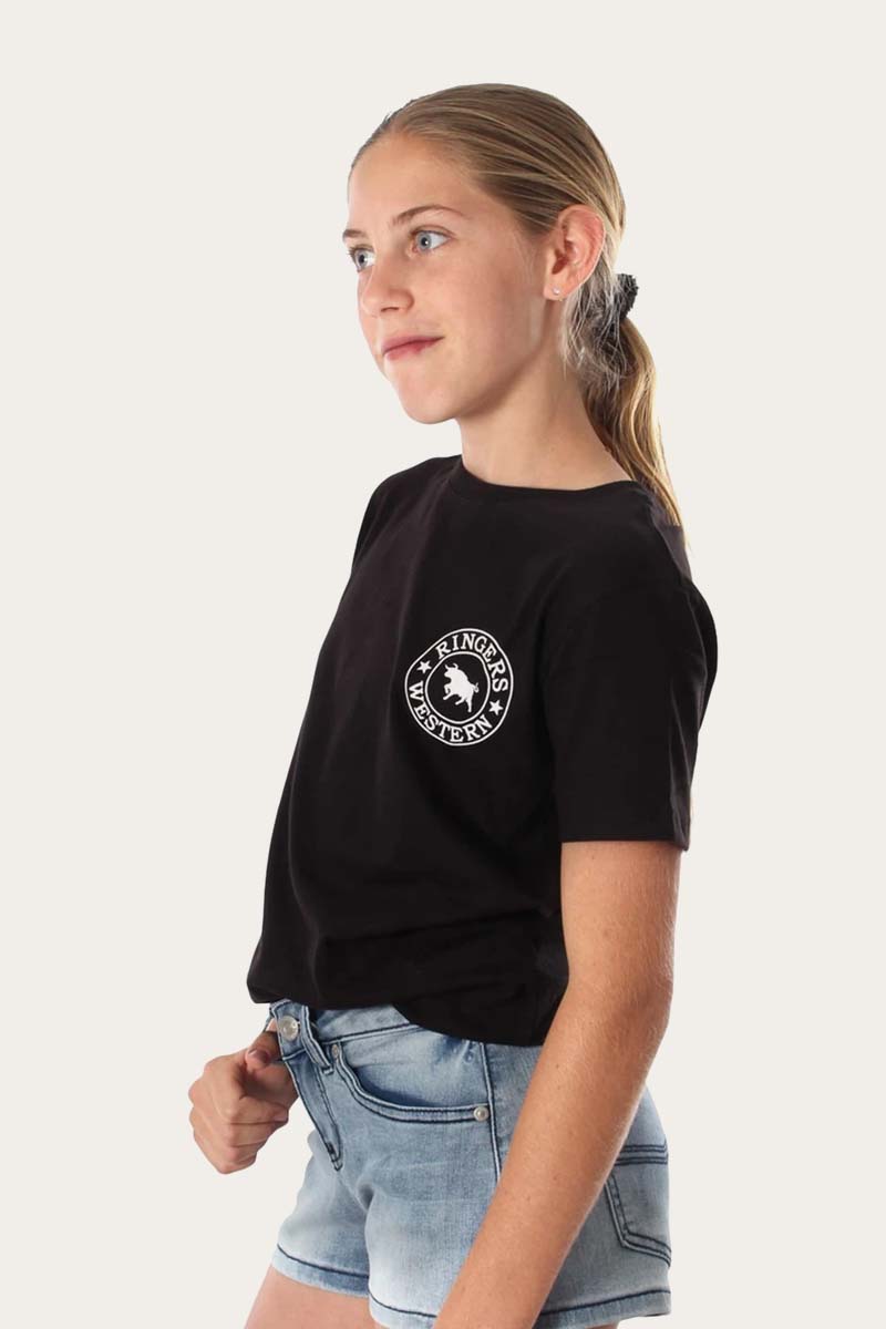 Signature Bull Kids Classic Fit T-Shirt - Black/White