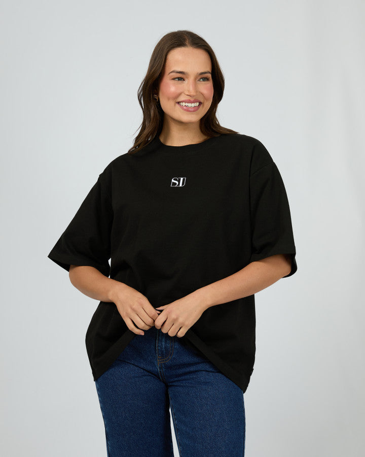 Silent Luxe Tee - Black