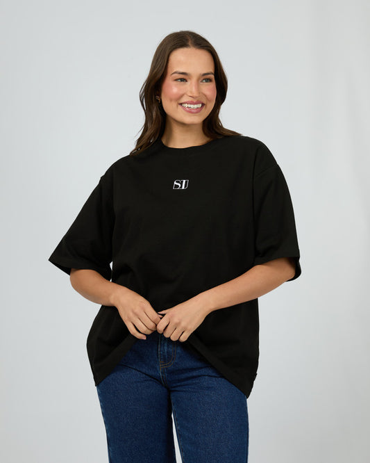 Silent Luxe Tee - Black