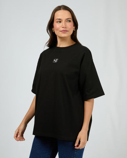 Silent Luxe Tee - Black
