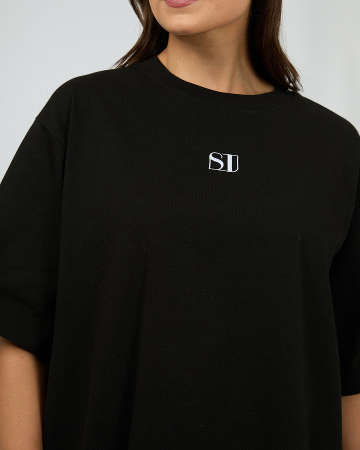 Silent Luxe Tee - Black