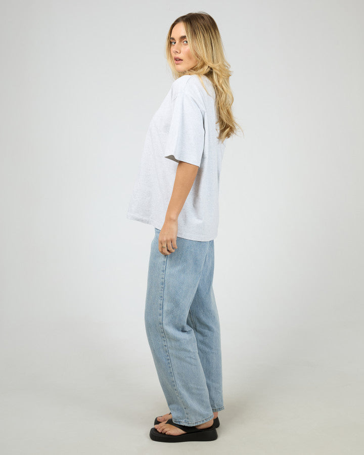 Silent Luxe Tee - Snow Marle