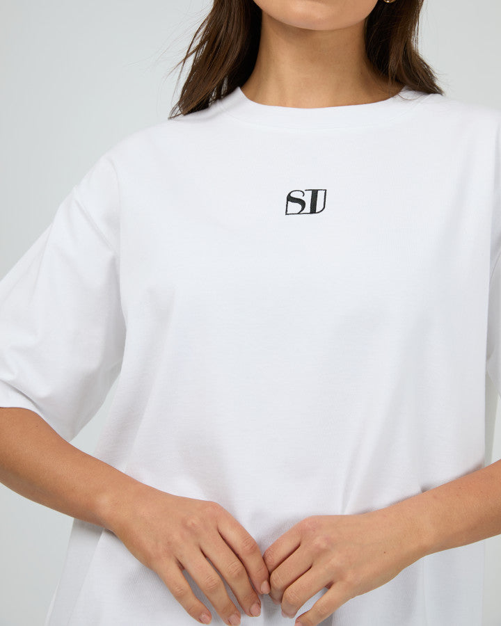 Silent Luxe Tee - White