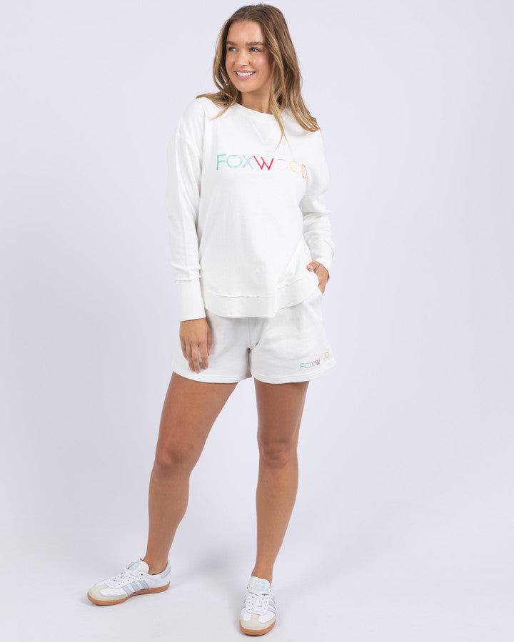 Simplified Confetti Crew - Vintage White