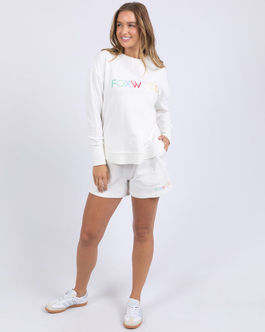 Simplified Confetti Crew - Vintage White