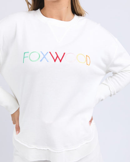 Simplified Confetti Crew - Vintage White