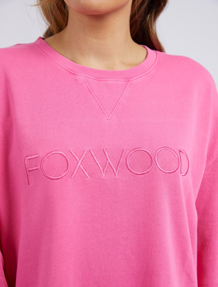 Simplified Crew - Bright Pink