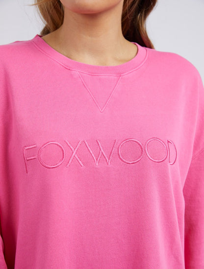 Simplified Crew - Bright Pink