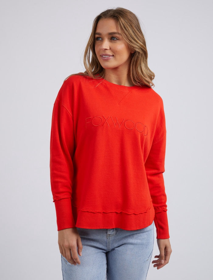 Simplified Crew - Bright Red