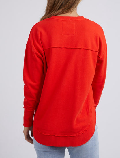 Simplified Crew - Bright Red