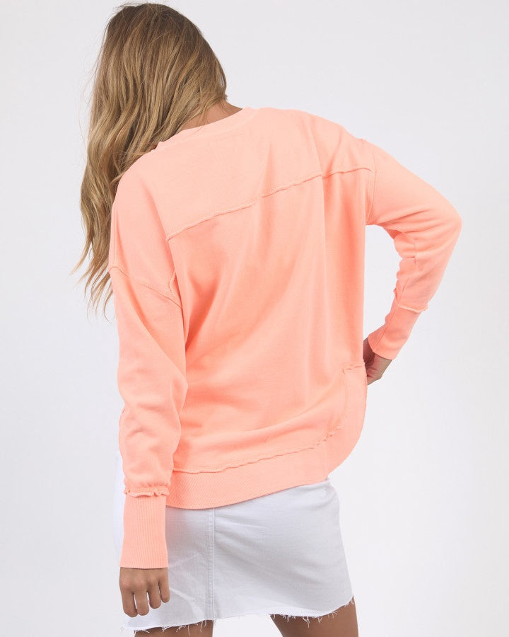 Simplified Crew - Neon Peach