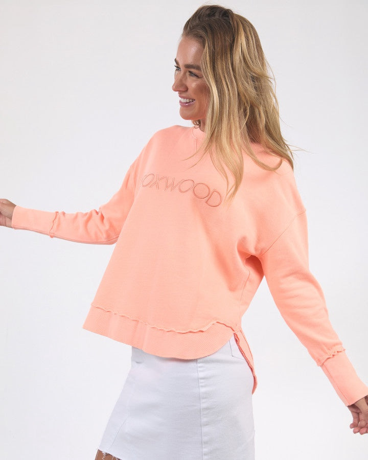 Simplified Crew - Neon Peach