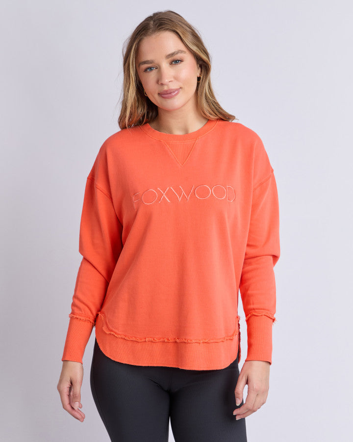 Simplified Crew - Orange Red