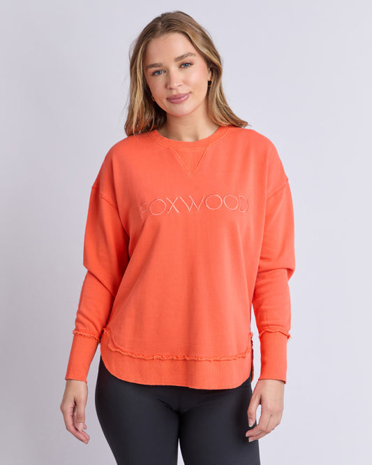 Simplified Crew - Orange Red