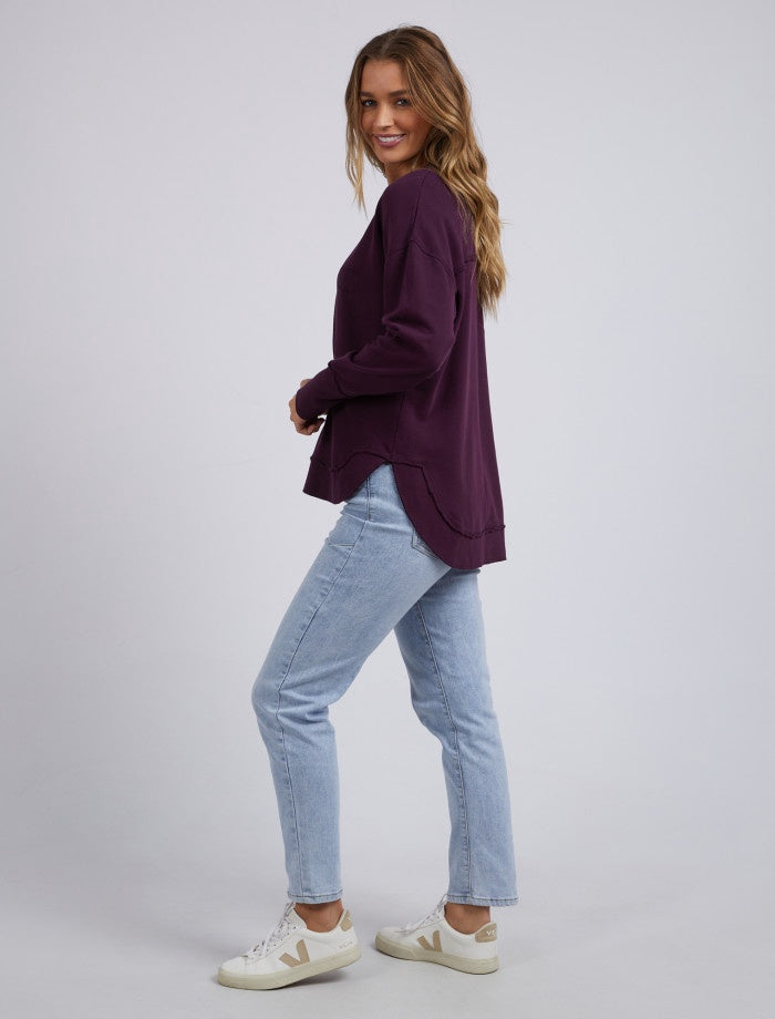 Simplified Crew - Plum